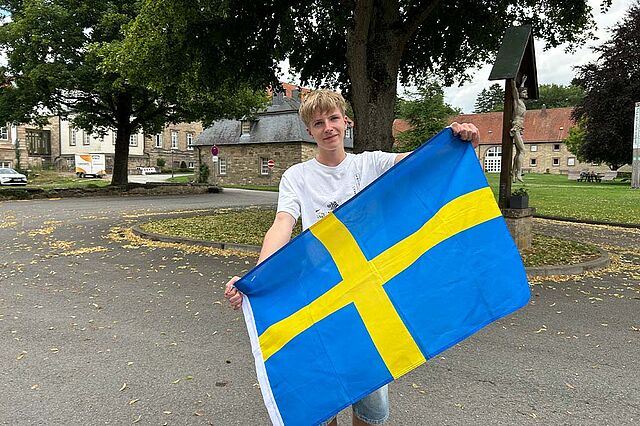 Frederik Hasenauer absolviert sein Praktikum im Norden bis Juli 2026 in Uppsala. (Foto: Marisa Grummich)