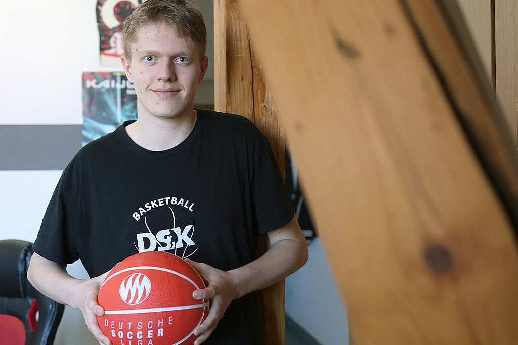 Der 16-jährige Joel lebt seit einem Jahr im Kinder- und Jugendhaus. (Foto: Markus Nowak)