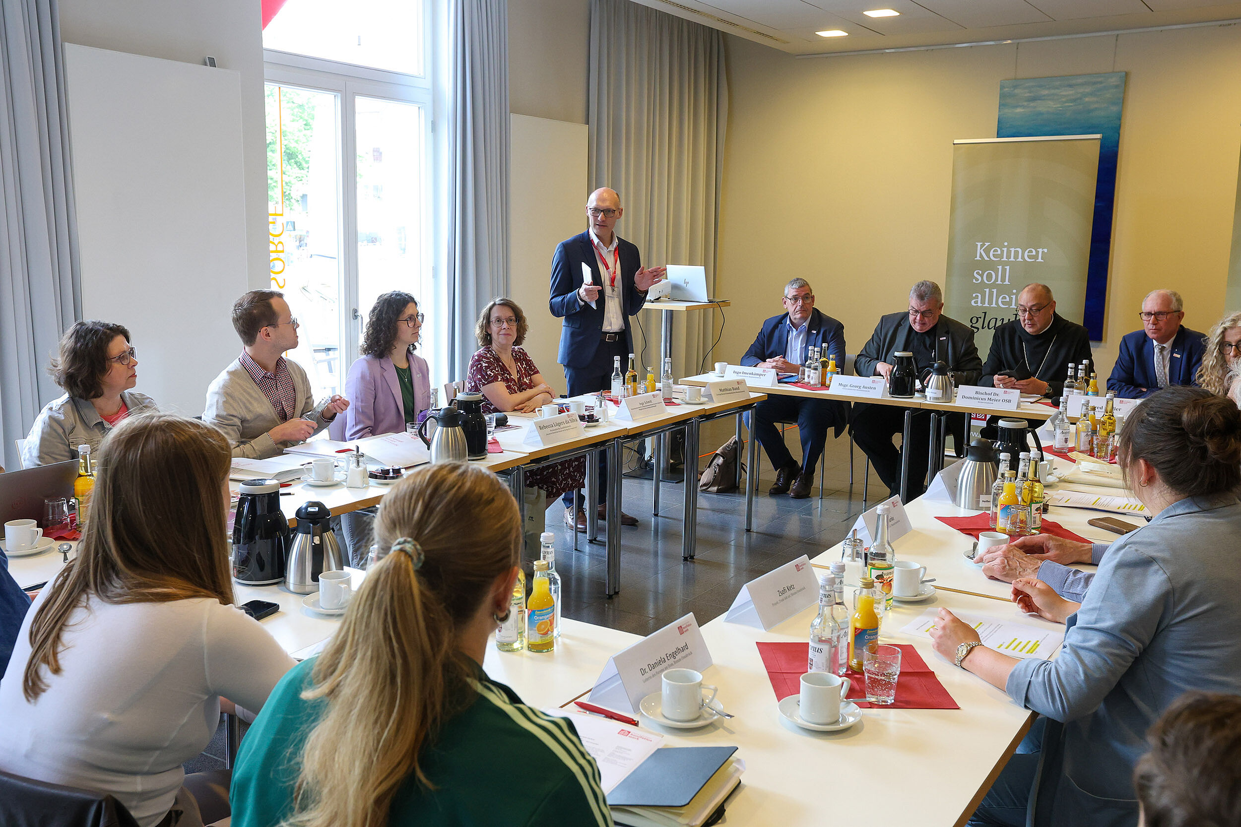 Eindrücke der Pressekonferenz zur Vorstellung des Jahresberichtes des Bonifatiuswerkes. (Foto: Thomas Arzner)
