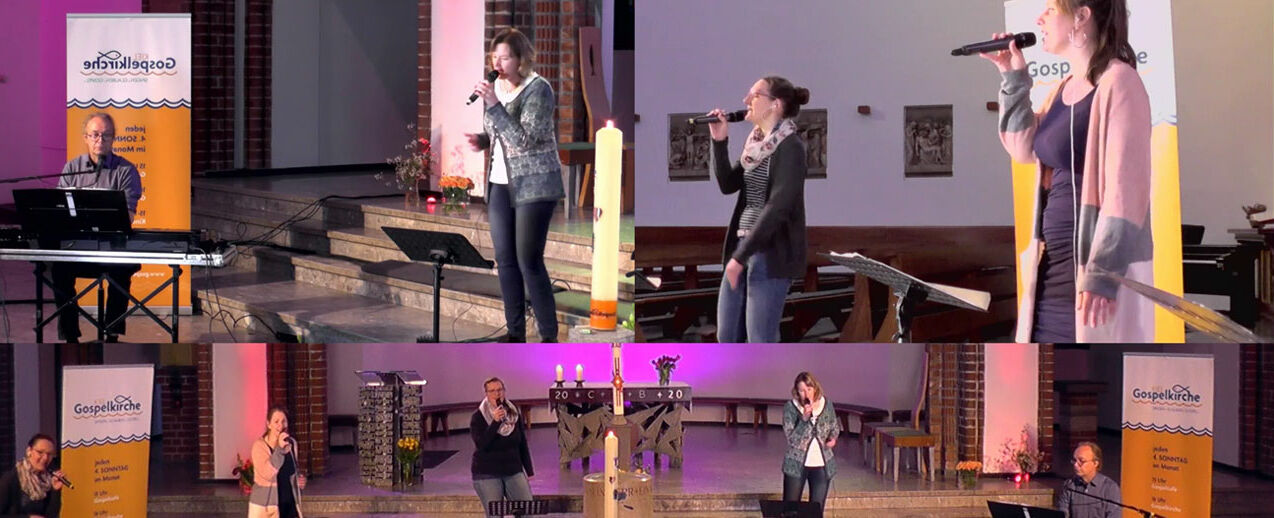 Die Sängerinnen und Sänger sind mit viel Herzblut dabei. (Foto: Gospelkirche Kiel)
