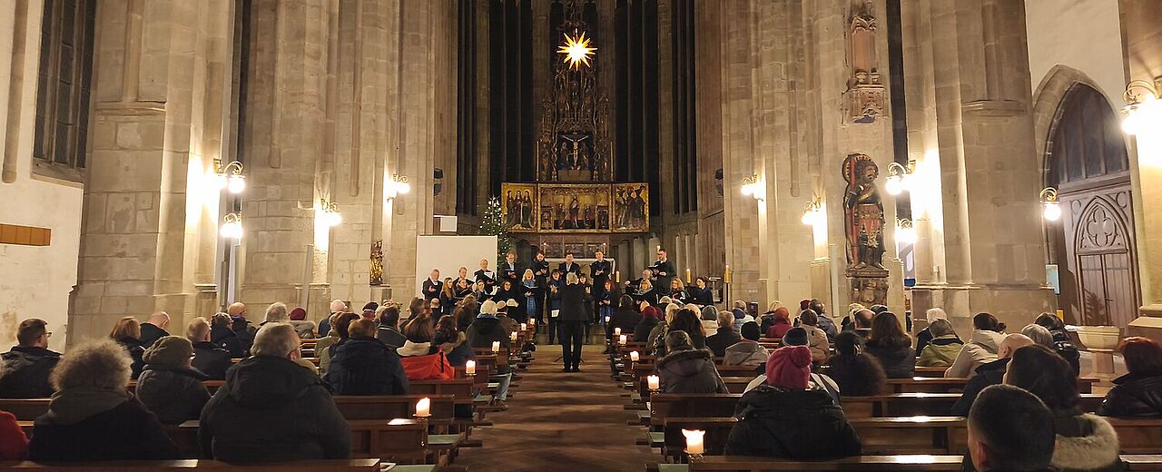 Die Moritzkirche in Halle/Saale ist eine der ältesten in der Stadt. Am kommenden Sonntag ist sie Austragungsort des MDR-Rundfunkgottesdienstes. Foto: Ana Löhr-Dittrich