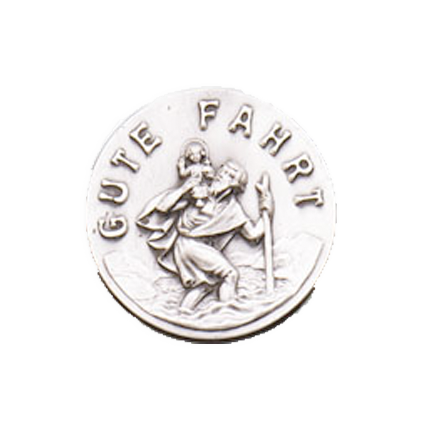 Metallplakette: "Christophorus" 