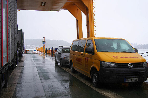 Mit dem BONI-Bus Richtung Schweden Foto: Jasper Carstens