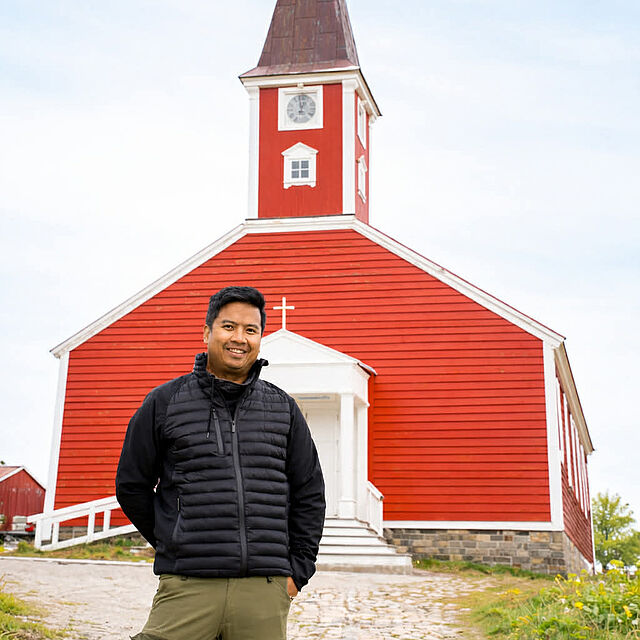 Girard Dupitas lebt seit 2009 mit seiner Familie in Nuuk auf Grönland. (Foto: privat)