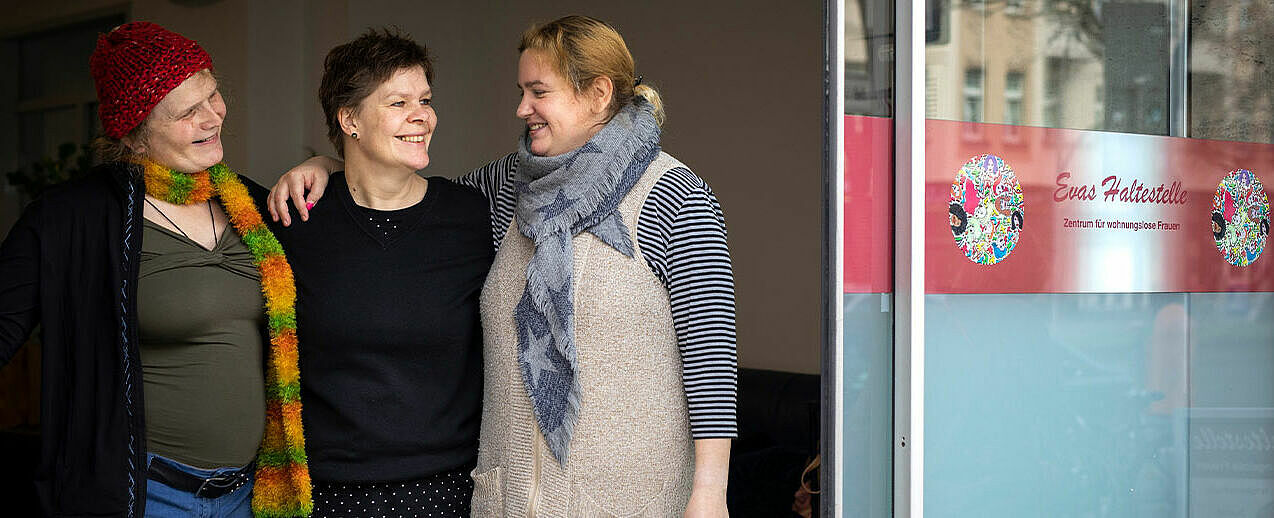 "Evas Haltestelle" und "Evas Obdach" sind Projekte des Sozialdienstes katholischer Frauen, hier finden wohnungslose Frauen eine Unterkunft. (Foto: SkF)