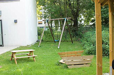 Der neue Spielplatz des Caritas-Hospiz Berlin-Pankow.