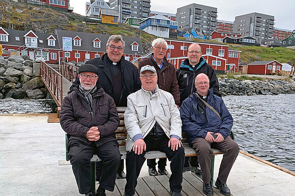 Mit dem Diaspora-Kommissariat reiste Prälat Alfons Hardt 2019 nach Grönland. (Foto: Bonifatiuswerk)