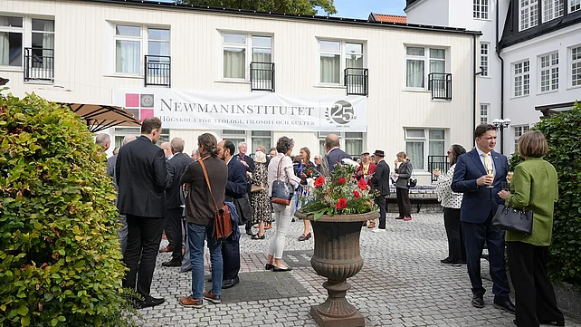 Das Newman-Institut in Uppsala feierte sein 25-jähriges Bestehen. Foto: Ritha Eriksson