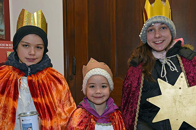 Vielen Dank für den netten Besuch und das Engagement aller Sternsinger in ganz Deutschland! Foto: Patrick Kleibold