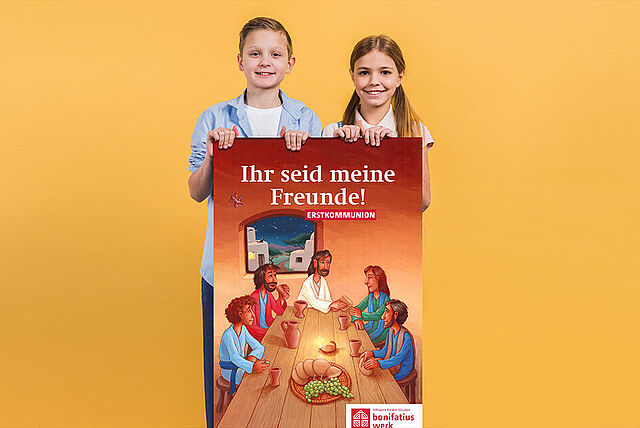 "Ihr seid meine Freunde!" begleitet die Erstkommunionkinder auf ihrem Weg der Vorbreitung.