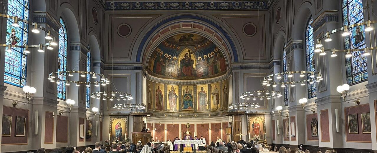 Schauplatz des Festgottesdienstes: Die Domkirche St. Ansgar in Kopenhagen. (Foto: Ewa Angela Wegener)
