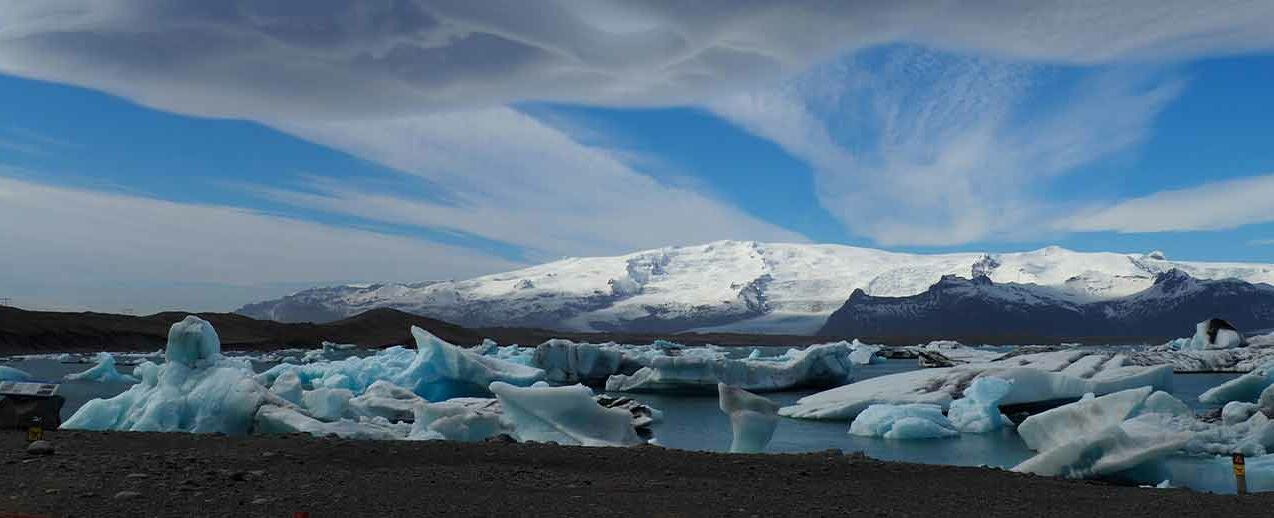 Eine malerische Gletscherlagune in Island. (Foto: Franziska Klöpffer)