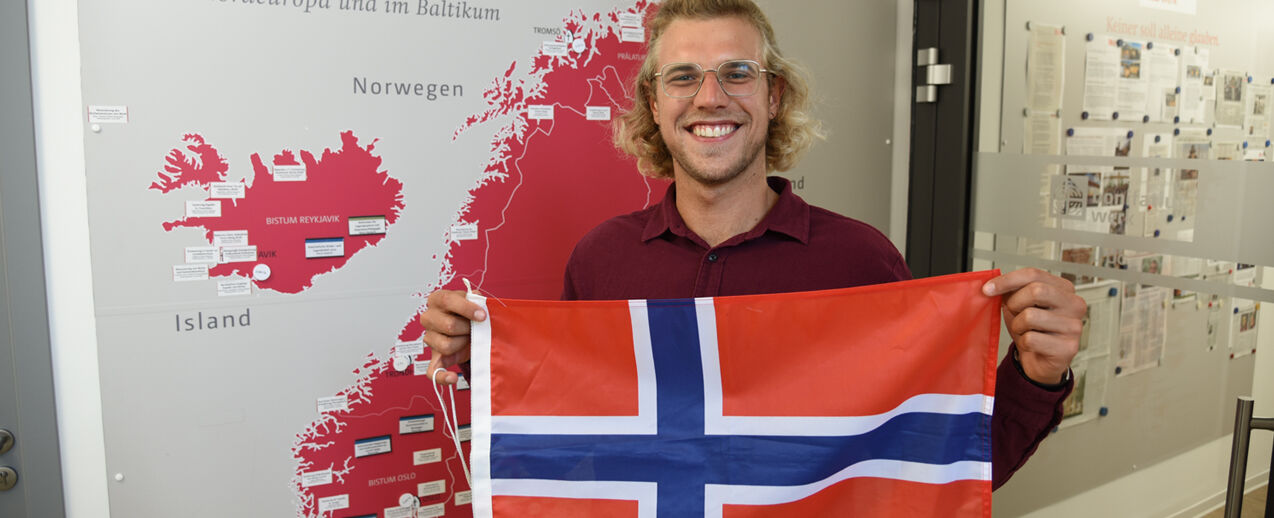 Piet Rehermann freut sich auf seine Zeit in Norwegen (Foto: Theresa Meier)