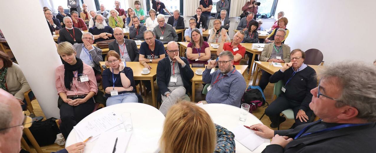 Unter dem Titel „Abschied von der Diaspora oder: Welche Mission haben wir?“ hat das Bonifatiuswerk der deutschen Katholiken bei der Fachmesse und Ideenbörse „Pastorale! 2019“ in Magdeburg organisiert. (Fotos: Markus Nowak)