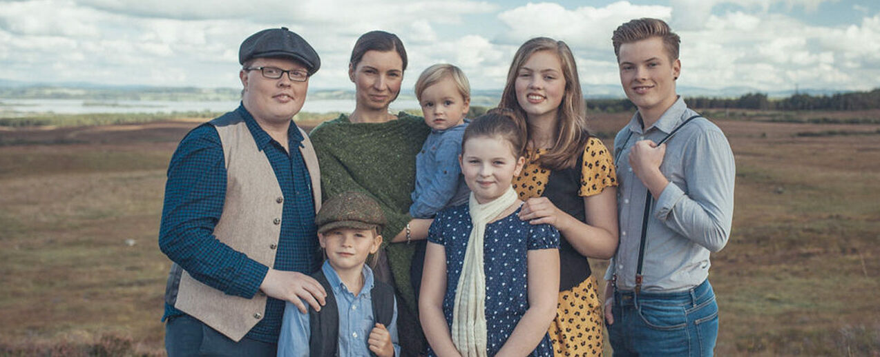 Angelo Kelly und seine Familie (Foto: Chris Bucanac)