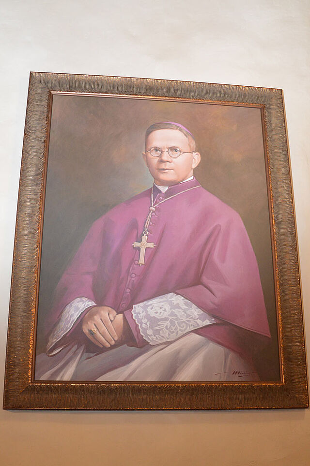 Gemälde von Erzbischof Eduard Profittlich SJ (Foto: Marius Thöne)