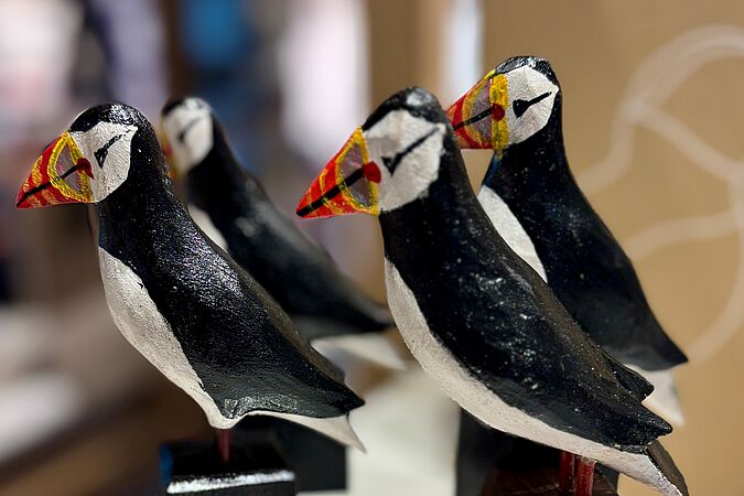 Symboltier von Island: Der Papageientaucher. (Foto: Msgr. Georg Austen)