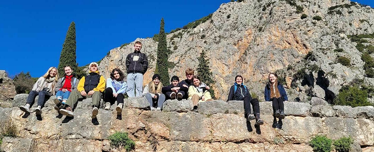 Jugendliche der Propsteopfarrei in Delphi. (Foto: M. Winzer)