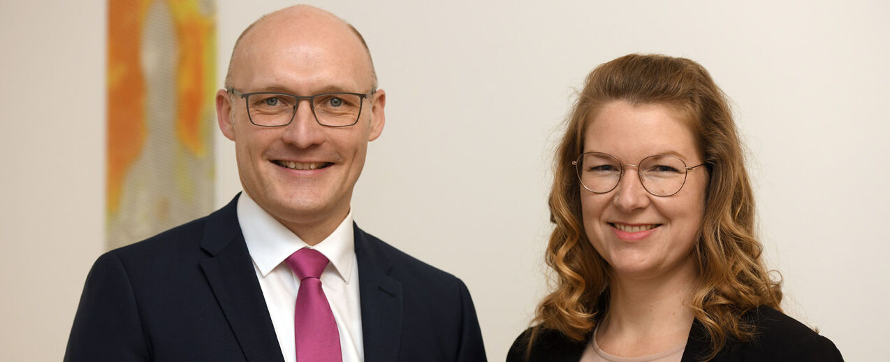 Matthias Band und Katrin Sijbom. (Foto: Wilfried Hiegemann)
