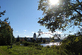 Blick auf den Stiftsgården (Foto: Katharine Pilgrim)
