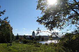 Blick auf den Stiftsgården (Foto: Katharine Pilgrim)