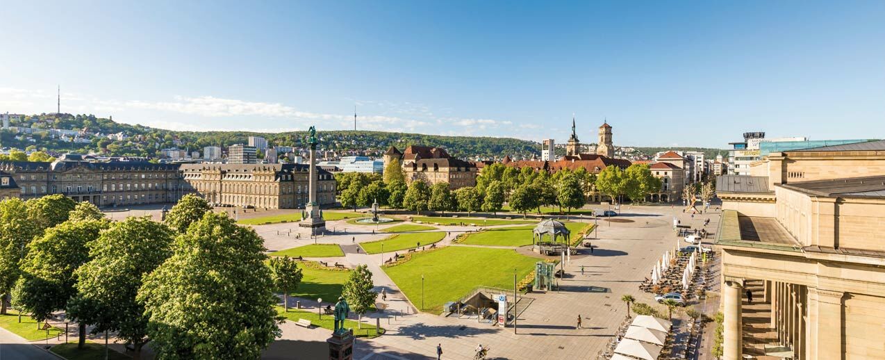 Auf dem Schlossplatz in Stuttgart wird unter anderem der große Abschlussgottesdienst des 102. Katholikentages stattfinden. (Foto: Katholikentag/Werner Dieterich)