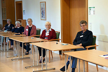 Aufmerksame Zuhörerinnen bei allen Vorträgen. Foto: Sr. Theresita M. Müller