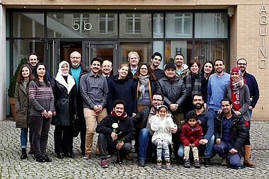 Teilnehmer eines Projektwochenendes im Januar 2018 Foto: ©Manja Ebert