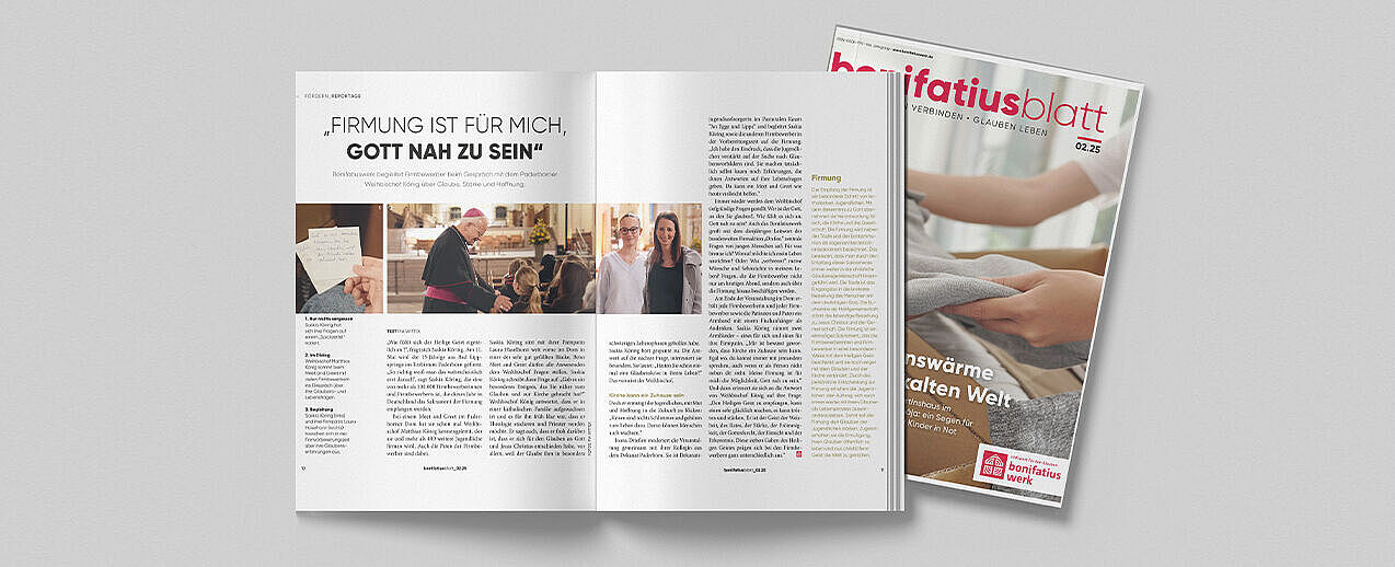 Die aktuelle Ausgabe des Bonifatiusblattes.