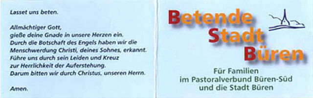 Gebetskärtchen