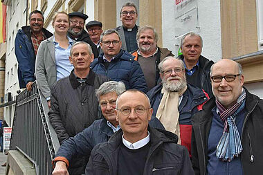 Besuch von Vertretern des Dekanats Nörten-Osterode im Bonifatiuswerk. Foto: Sr. Theresita M. Müller
