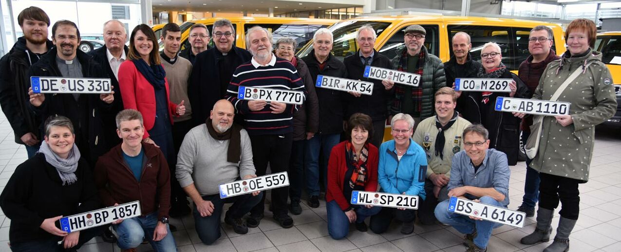 Gesamtgruppe der BONI-Bus-Empfänger. (Foto: Sr. Theresita M. Müller)