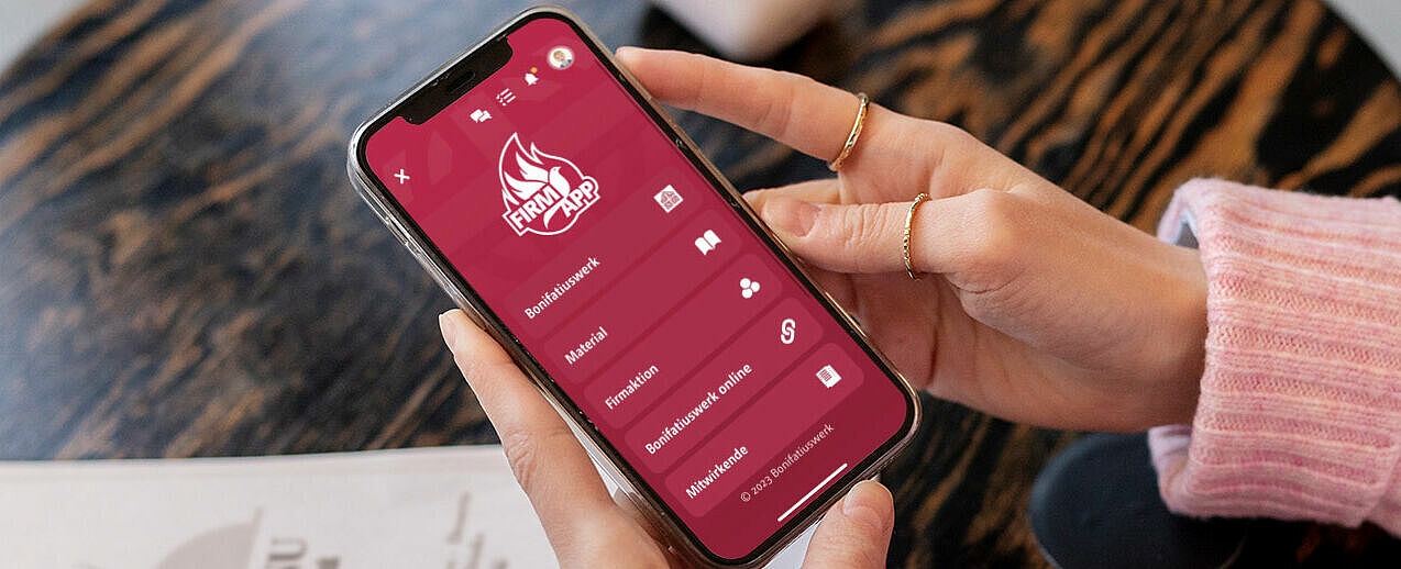 Die Firm-App erfüllt die datenschutzrechtlichen Bestimmungen des katholischen Datenschutzzentrums.
