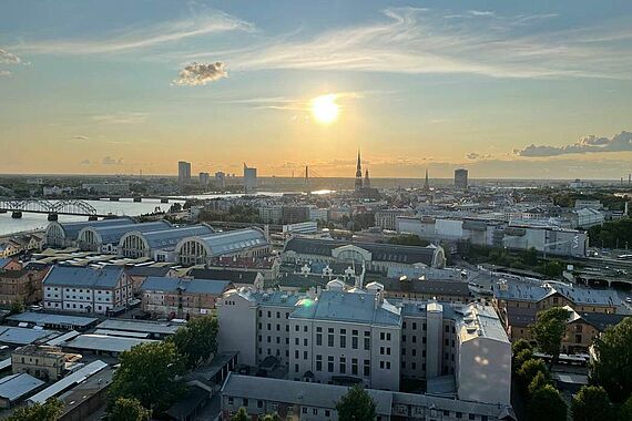 Blick auf Riga. (Foto: Theresa Brautmeier)