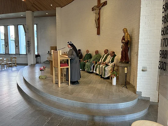 Gemeinsamer Gottesdienst mit den Birgittenschwestern in Vadstena. Foto: Ulrich Franke Gemeinsamer Gottesdienst mit den Birgittenschwestern in Vadstena. Foto: Ulrich Franke