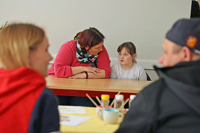 Die Einrichtung bietet ein vielfältiges Programm für Kinder aber auch für junge Mütter. (Foto: M. Nowak)