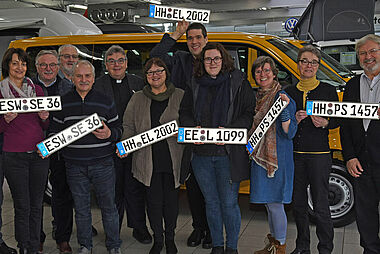 Gesamtgruppe der BONI-Bus-Empfänger. (Foto: Thomas Twents)