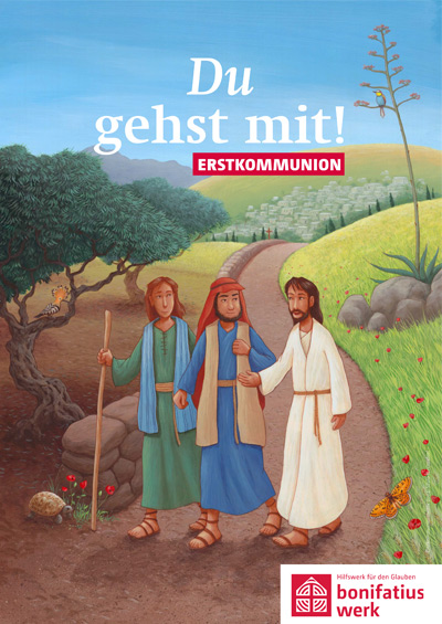 "Du gehst mit!" - Erstkommunion Motto