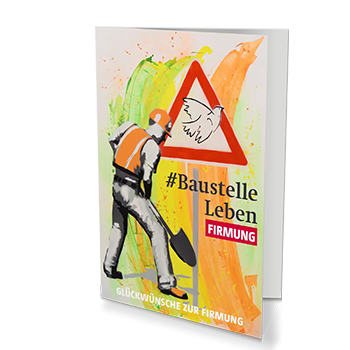 Glückwunschkarte: #BaustelleLeben