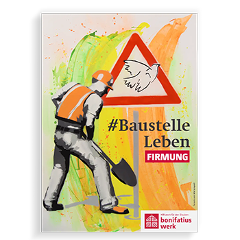 Motivplakat: #BaustelleLeben