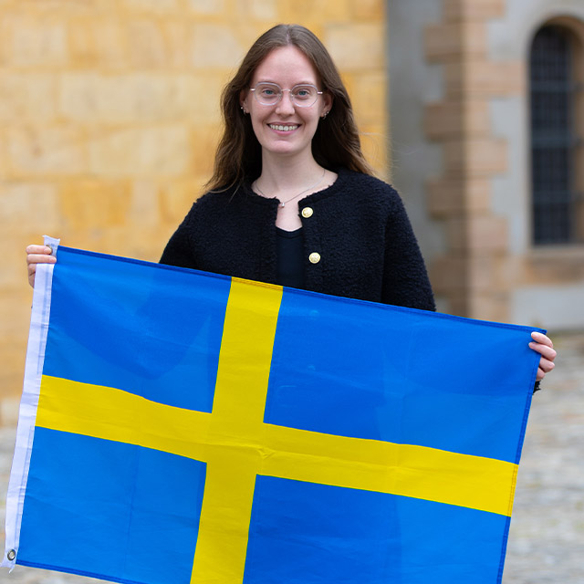 Kathrin Bierhoff, von September 2025 bis Juni 2026 in den Gemeinde St. Eugenia Stockholm, Schweden