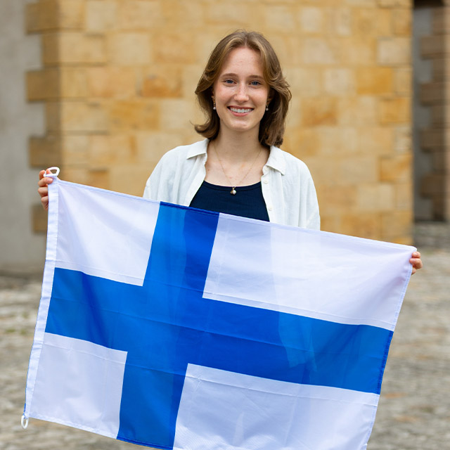 Martha Schneegans, on September 2025 bis Juni 2026 im Gästehaus der Birgittenschwestern in Turku, Finnlan