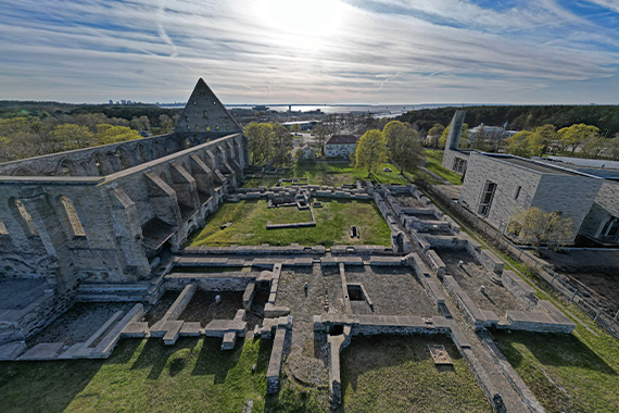 Die mittelalterliche Klosterruine des Birgitten-Klosters in Tallinn-Pirita. Foto: Andreas Kaiser