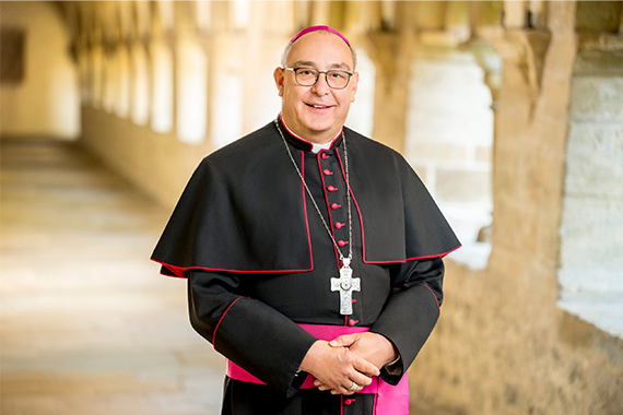 Bischof Dominicus Meier OSB wurde am Sonntag  als neuer Bischof von Osnabrück in sein Amt eingeführt. (Foto: Bistum Osnabrück)