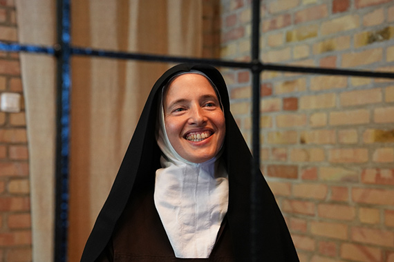 Priorin Mutter Maria von Bebådelsen im Karmel Glumslöv (Foto: Theresa Meier) 