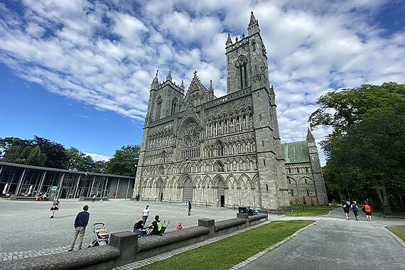 Der Nidarosdom von Trondheim (Foto: Jonas Selter)