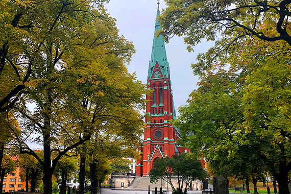 Die St.-Johannis-Kirche befindet sich im Zentrum von Stockholm. (Foto: Stockholms Katolska Stift)