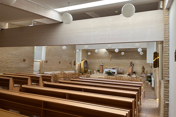 Der Innenraum wurde ausgebaut. (Foto: Thomas Larsen)