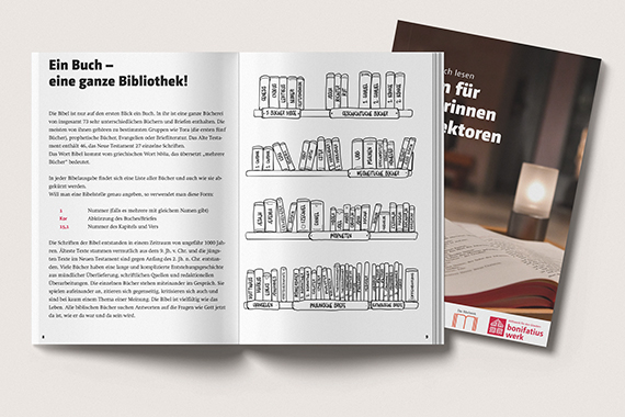 Ab sofort im Shop des Bonifatiuswerkes erhältlich: die Broschüre "bibel einfach lesen".