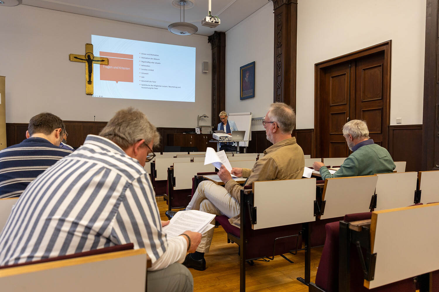 Fünf Workshops wurden beim Studientag angeboten. Foto: Hartmut Salzmann